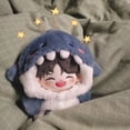 thumbnail image 5 of 20cm Cotton Dolls Clothes Kawaii Shark Hoodie Super Cute Pajama Anime Plush Dress-up Puppet Replacement Cosplay Accessories Toys, 5 of 5