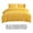 🔥 Yellow_New#2058, variant on Solid Color Washed Bedding Set | Four Piece Duvet Cover Set | 1.8m Bed | 100% Breathable Soft Fabric | 180x220cm Duvet | 230x230cm Bedsheet | 48x74cm Pillowcases
