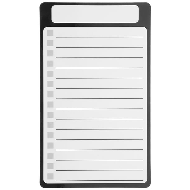 Bloc de notas magnético para nevera, bloc de notas magnético para la lista de la compra, bloc de notas para tareas pendientes, bloc de notas para apuntes.