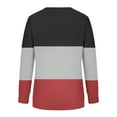 thumbnail image 5 of Jsaierl Women's Sweatshirts Loose Fit Color Block Sweatshirts Round Neck Fall Pullover Tops Trendy Long Sleeve Blouses Winter Saving, 5 of 5