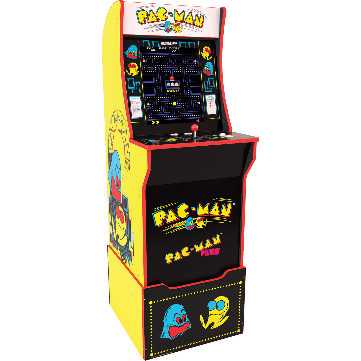 Pac-Man Arcade Machine with Riser, Arcade1UP - image 1 of 8