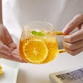 thumbnail image 5 of 14.8oz Frosted Glass Cup with Handle for Coffee,Hot Tea, Soup,Clear Drinking Mug, 5 of 6