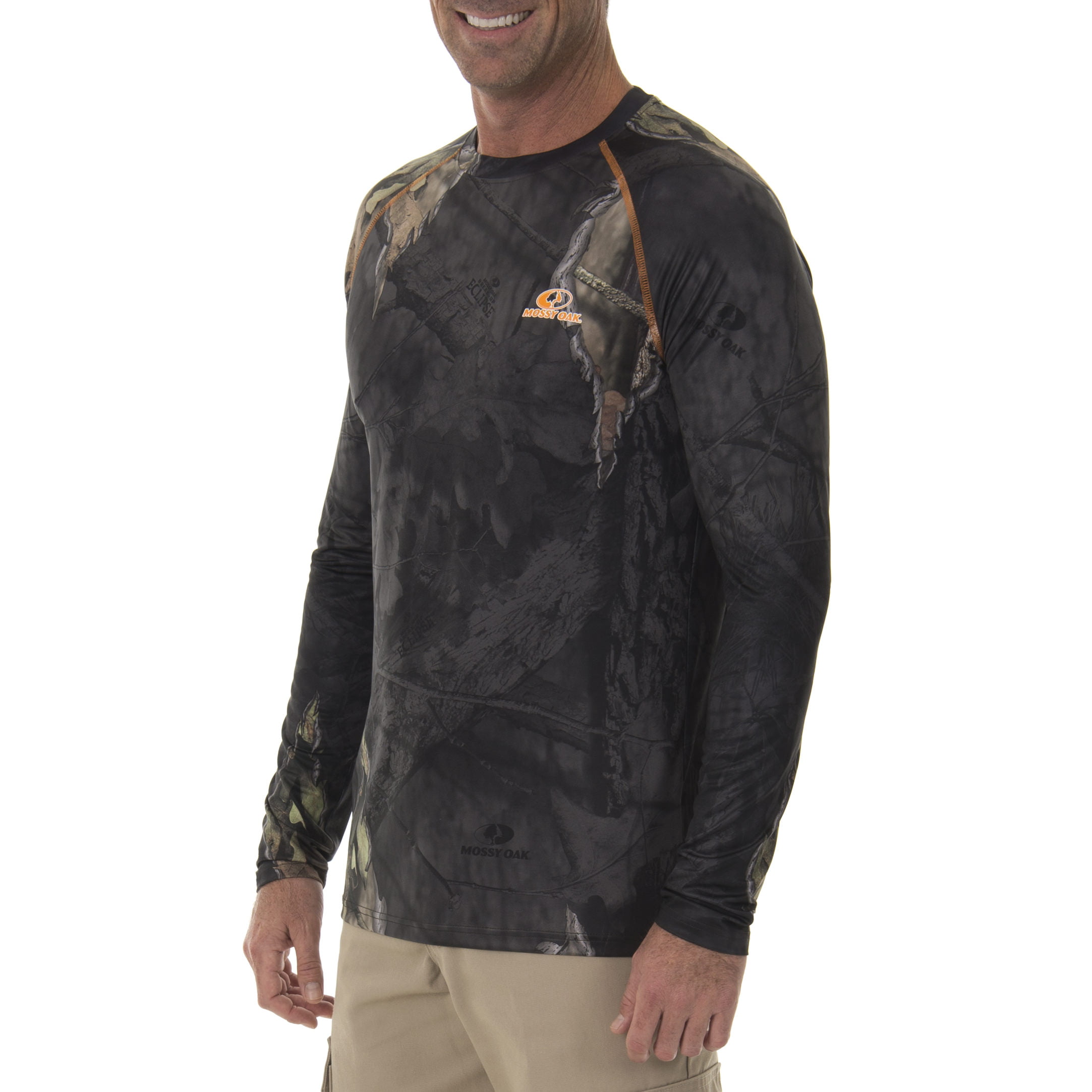 NWT Mens Mossy Oak Eclipse Camo Long Sleeve Insect Repellent Shirt NEW 