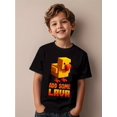 thumbnail image 1 of Camiseta con gráfico divertido e impresionante de pollo y lava para niños, lindas camisetas para niños, camisetas modernas y geniales para niños, 1 of 3