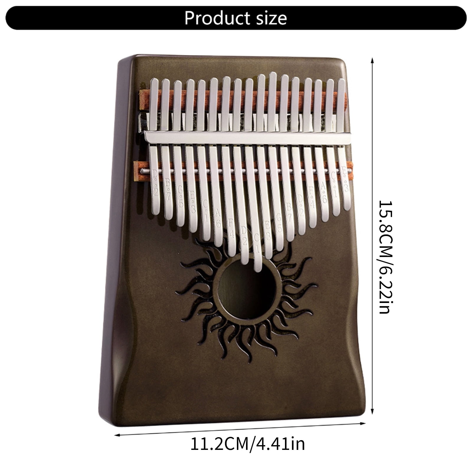 17/21 Keys Thumb Piano Portable Finger Piano Beginner Keyboard Instrument Gifts for Kids Adults Beginners
