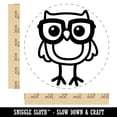 thumbnail image 2 of Owl Smart with Glasses Self-Inking Rubber Stamp Ink Stamper - Red Ink - Large 1-1/2 Inch, 2 of 7