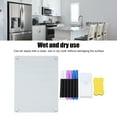 thumbnail image 3 of Calendar Whiteboard,   Dry Wet Use Transparent Multifunctional Planning Board Reusable  For Refrigerator For Message Board, 3 of 7