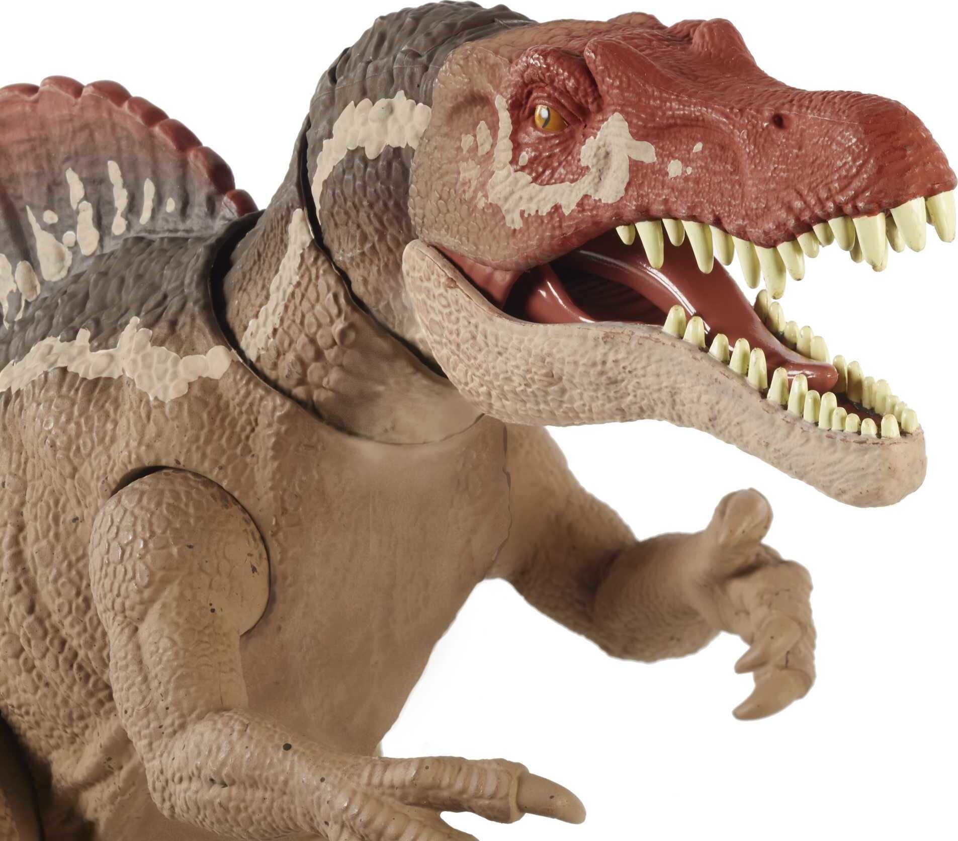 Huge Bite Movable Joints Ages 4 Years Old & Up Authentic Decoration Jurassic World Extreme Chompin' Spinosaurus Dinosaur Action Figure 