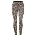 thumbnail image 3 of High Waisted Leggings for Women 2025 Leopard Print No See Through Tummy Control Yoga Pants Tights, 3 of 7