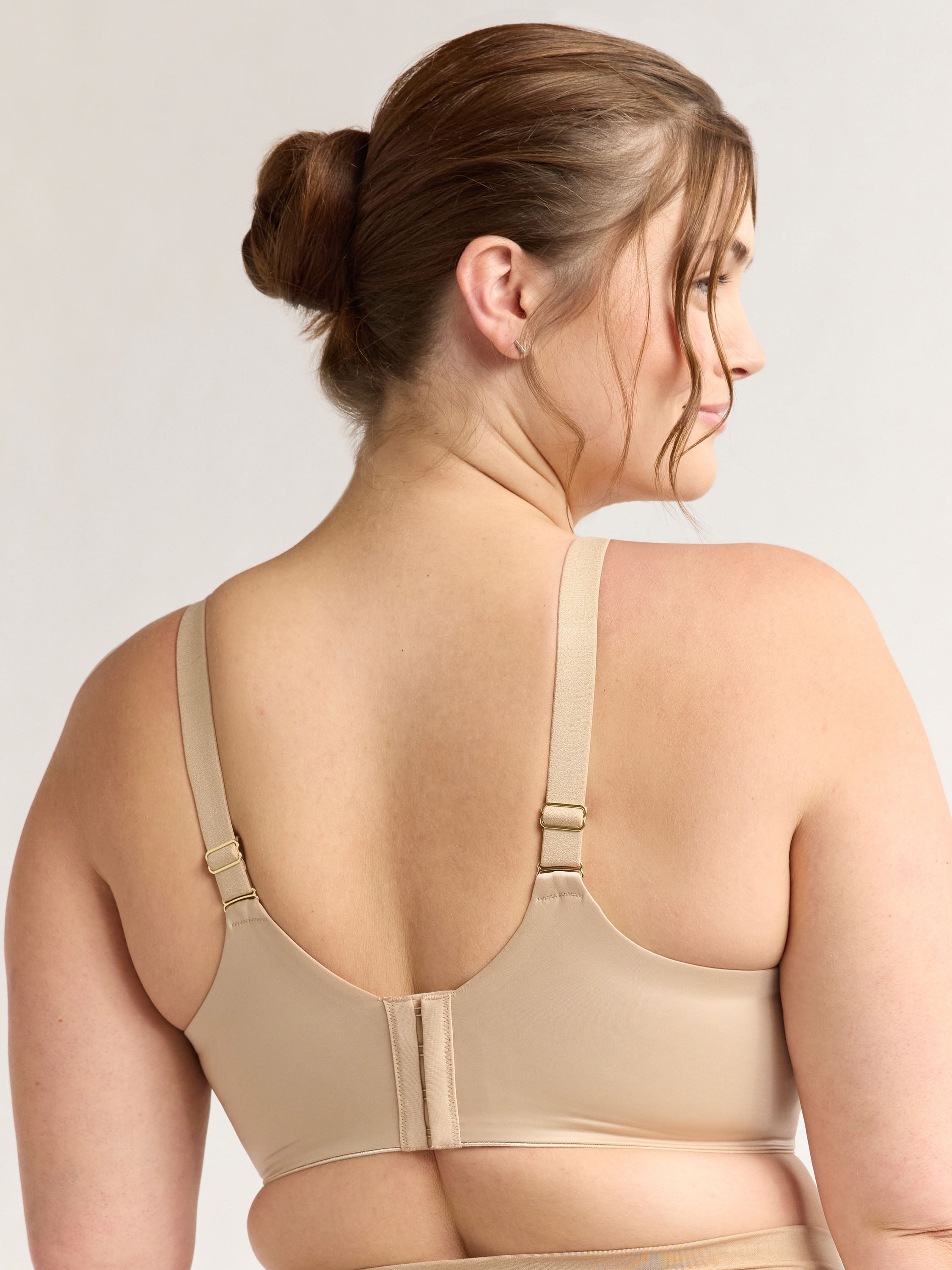 Joyspun Women's & Women's Plus Smooth Balconette Bra, Sizes 38DD-46DDD