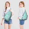 thumbnail image 4 of Llama Print Sling Backpack - Adorable Cartoon Alpaca Design Shoulder Bag, Fashionable Anti-Theft Pack for Commuters, 4 of 4