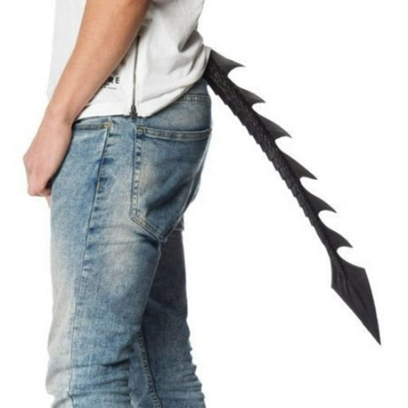 Adult's Supersoft Black Dragon Tail Costume Accessory 40 Inches