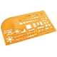 thumbnail image 5 of Plantilla Profesional Hecho de Plástico Apto para Arquitectos Constructores Diseñadores de Color Amarillo DIY 199x115m Soledad Plantilla de dibujo, 5 of 10