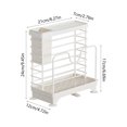 thumbnail image 5 of CQCYD under $5 Knife Block Holder, Universal Kitchen Knife Organizer Storage Stand Iron Wire Safe to Use Different Size Shape Knife Sharpeners Scissors Kitchen Countertop, 5 of 9
