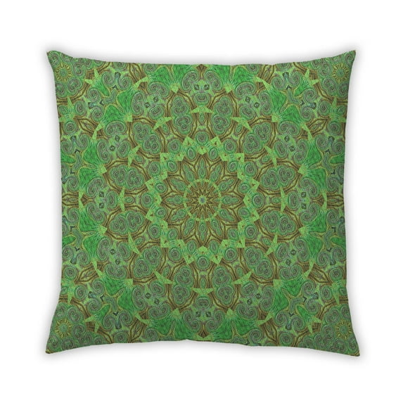 Ahgly Company Outdoor Square Contemporary Throw Pillow, 18 inch by 18 inch