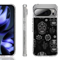 For Google Pixel 10 / 10 Pro Shockproof Phone Case, by OneToughShield - Skull Mix