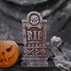 thumbnail image 2 of Decoraciones de Halloween 5 piezas de espuma de Halloween RIP lápidas de miedo cruz calavera muerte fantasma cementerio lápidas para Halloween Props decoraciones casa encantada Zombie fiesta suministr Abanopi Decoraciones de Halloween, 2 of 7