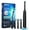 Black, variant on Rotating Electric Toothbrush for Adults with 4 Brush Heads, Care Electric Toothbrush with 5 Modes and 2 Min Smart Timer, Super Soft Heads, 22,000VPM Powered Toothbrush, White