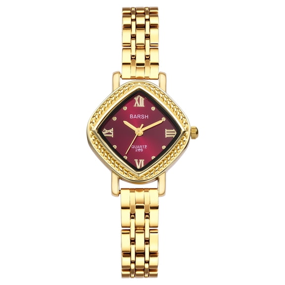 Avaner Women's Analog Quartz Diamond-shaped Watch: Detachable Stainless Steel Strap Arabic Numerals Dial Wristwatch - Casual Business