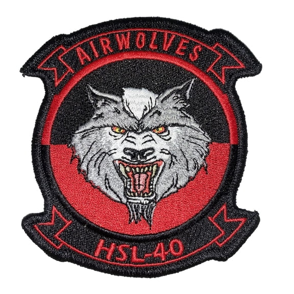HSL-40 Airwolves Squadron Patch Sew On
