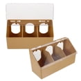 thumbnail image 3 of 2pcs Cage Pigeon Feeding Container Bird Feeder Parrot Food Water Bowl Pigeon Cage Feeding Tool, 3 of 8