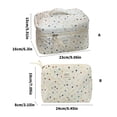 thumbnail image 3 of Rainbow Travel Toiletry Bag Fashion Makeup Bag Handbag Travel Cosmetic Bag Waterproof Makeup Pouch with Zipper for Women, 3 of 4