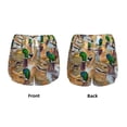 thumbnail image 3 of Balery Mallard Ducks Pantalones cortos deportivos para mujer con forro y dos bolsillos, elásticos, para entrenamiento, gimnasio, yoga-X-Large, 3 of 7