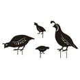 thumbnail image 4 of 4 Pieces Bird Animal Statue Easter Decor iron gardens Ornaments for Courtyard, 4 of 8