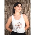 thumbnail image 2 of Fungi Field Trip C. Racerback Tank Women -Annie Warren Designs, Female Medium, 2 of 4