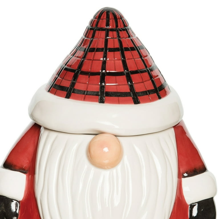 Festive Gnome Cookie Jar