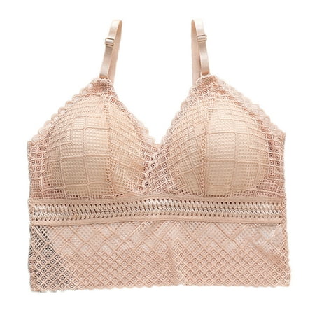 

Lace Back Chest Lingerie Underwear Camisole Women Bra Base Top Beauty