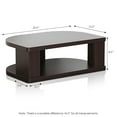 thumbnail image 2 of Furinno Indo FSP018EX Swivel Shelf for TV, Espresso, 2 of 3