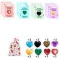 thumbnail image 1 of Valentine's Day Greeting Card with Natural Gem Rock for Parents Couples Keepsake, 1 of 8
