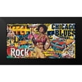 thumbnail image 2 of Durrey, Laurent 24x14 Black Modern Framed Museum Art Print Titled - Chicago blues, 2 of 5