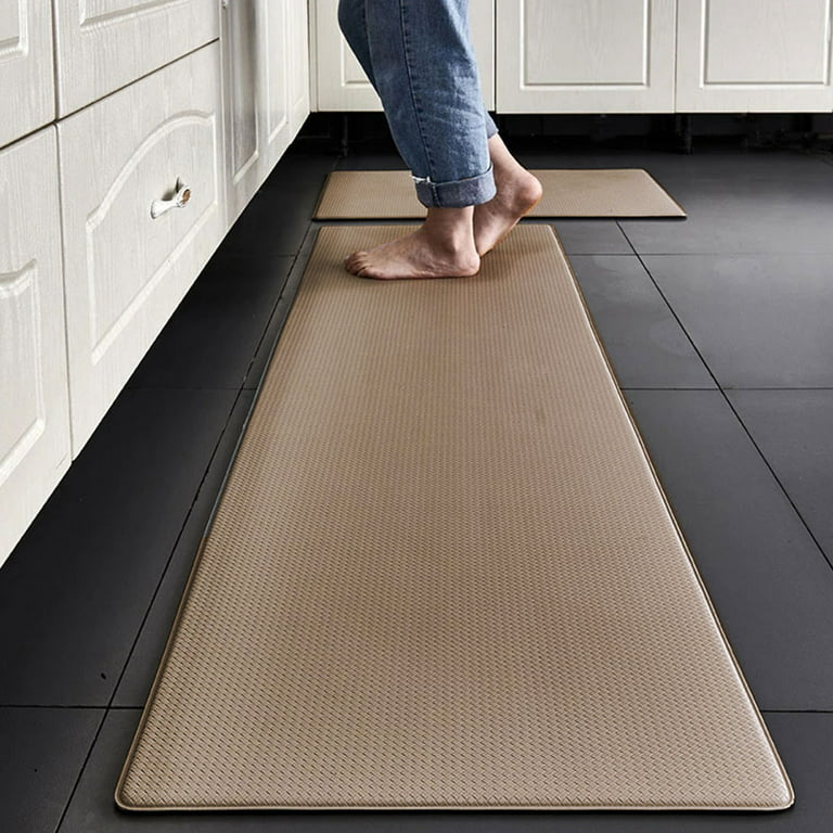 Willstar Kitchen Mats Rug Anti Fatigue Standing Mat Oil Resistant Floor  Mats for Kitchen Office