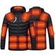 thumbnail image 5 of Chaquetas y abrigos casuales de manga larga con capucha, con USB, temperatura constante, calefactables, resistentes al viento, talla grande, para hombre y mujer, invierno, 4 unidades, 5 of 5