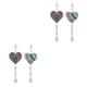 thumbnail image 3 of Ounissouiy 2 piezas de diamantes de imitación para niños, llavero de punto de cruz con bordado de cristal, llavero, accesorios hechos a mano Type2 NO2, 3 of 6