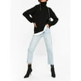thumbnail image 4 of FOCUSNORM Chandail à Col Roulé Ample pour Femmes, Couleur Unie, Manches Longues, Pulls d'Automne et d'Hiver, Tricot Chaud, Mode Urbaine, 4 of 8