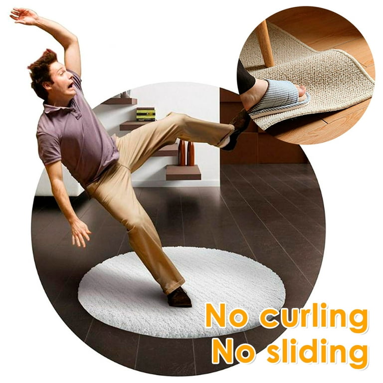 Muross 10 PCS Rug Gripper for Hardwood Floor Anti Curling Corner Carpet  Tapes for Area Rugs Non Slip Rug Pad Double Sided Rug Stoppers to Prevent  Sliding 