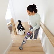 Shark PowerDetect Cordless Stick Vacuum, Carpet and Hardfloors, DuoClean Detect Technology, Reverse Cleaning, MultiFLEX Wand, 70-Min Run Time, IP1251 Purple