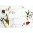 thumbnail image 4 of Inkdotpot 4x6 Inch Recipe Cards (Set of 50) , Thick Double Sided Premium Card Stock- Modern Style White Recipe Notecards for Weddings- Bridal- Baby Shower - Kitchen Theme, 4 of 6