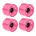 thumbnail image 3 of 4Pcs Durable Skateboard Wheels Replacement Roller Cruiser Repair Parts Longboard Pink, 3 of 10