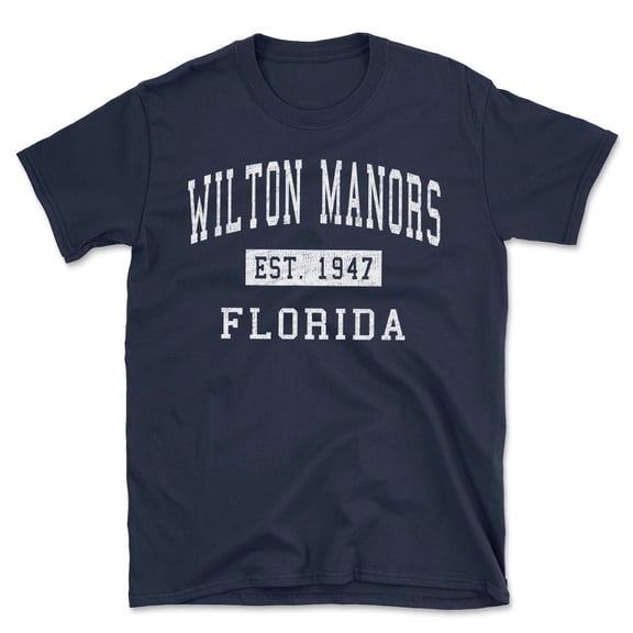 Wilton Manors Florida Classic Established Men's Cotton T-Shirt