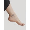 thumbnail image 2 of 1pc European & American Fashion Twelve Constellations & Old English Letter Stainless Steel Anklet For Women, Daily, 2 of 5