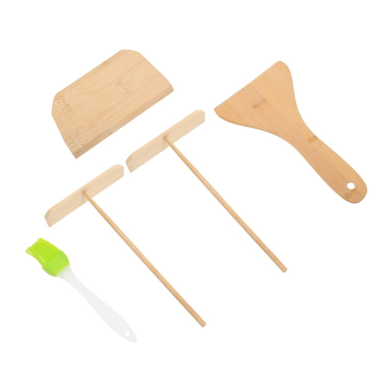 1 Set crepe spreader and spatula kit Crepe Turner Crepe Maker Tool Crepe  Scraper