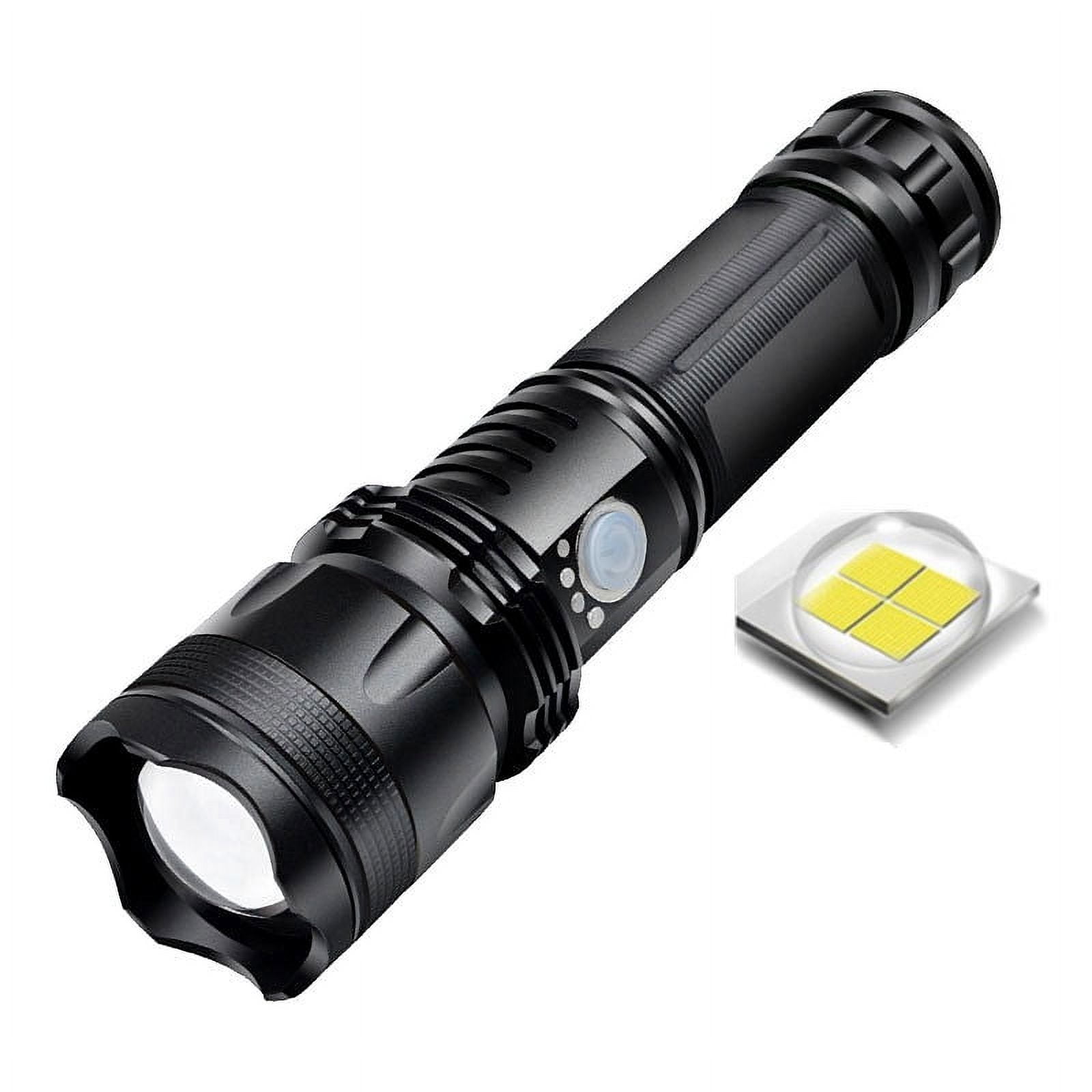 Rechargeable LED Flashlights High Lumens, 250000 Lumens Super