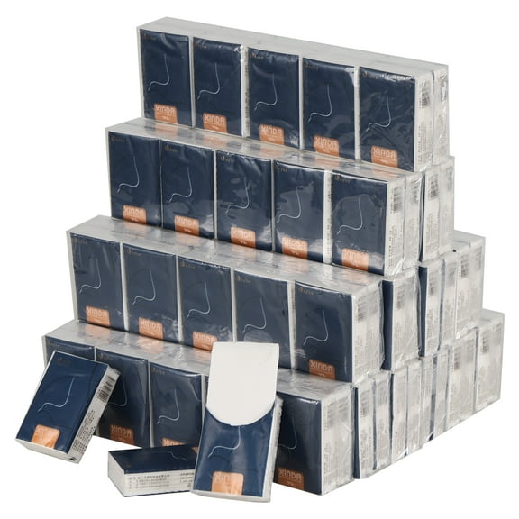 Uumitty 480 Packs Pocket Packs Soft Facial Tissues, Mini Travel Size Tissues, 4-Ply