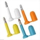 thumbnail image 4 of 10 Bridas Metálicas Autoblocantes Desechables con Forma de para Contenedores, Color Naranja., 4 of 5
