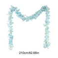 thumbnail image 3 of Artificial Lilacs Flower Vines Artificial Plastic Flower String Garland Decorative Vines For Indoor And Outdoor Use Suitable For Festivals And Parties 82.68in, 3 of 6