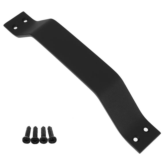 HONITANO 1Pcs Black Metal Gate Handle for Barns 8.65X1.97X1.18in